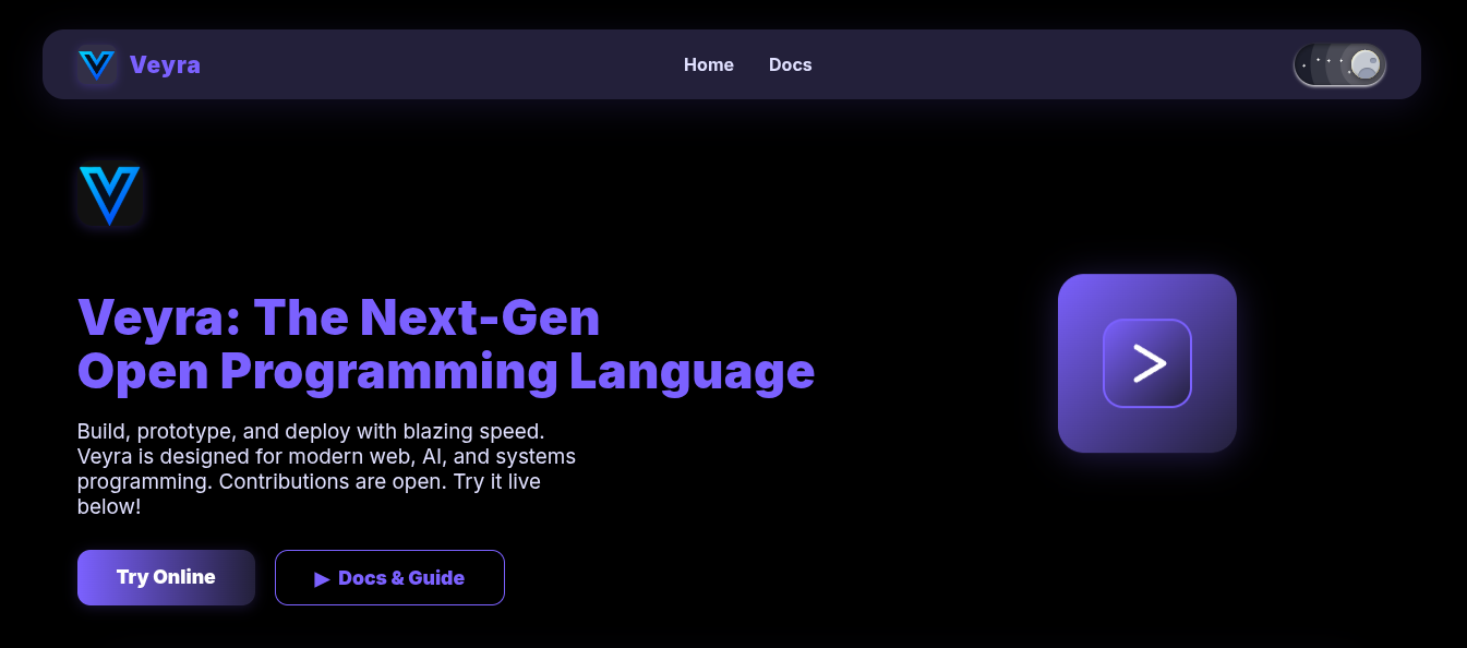 Veyra - Next-Gen Programming Language Preview
